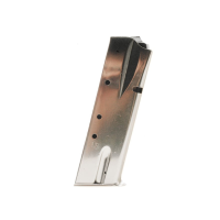 Mec-Gar Magazine for Browning Hi-Power, Springfield SA-35 9mm 13-Round Steel Nickel Plated