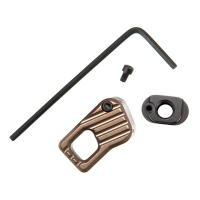 Battle Arms Enhanced Modular Large AR-15 Magazine Release Button Aluminum Flat Dark Earth