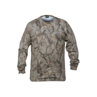 Natural Gear Men's Hunting Long Sleeve Crew Neck Pocket T Shirt Natural Gear Camo XL