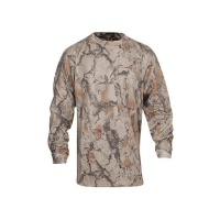 Natural Gear Men's Hunting Long Sleeve Crew Neck Pocket T Shirt Natural Gear Camo Large