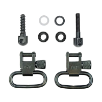 GrovTec Sling Swivel Set Savage 99 Sling Swivel Studs 1" Locking Swivels Steel Black