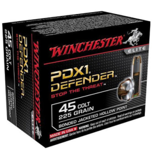 Winchester PDX1 .45 LC 225 GR Bonded JHP 20 Rounds