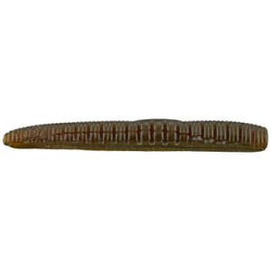 Roboworm Ned Worm Ned Rig Stickworm Green Pumpkin Black Flash 4.5"