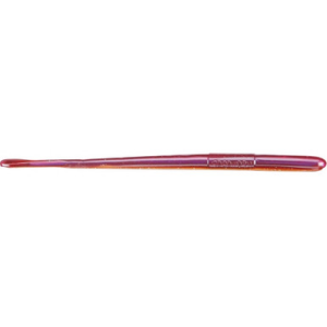 Roboworm Straight Tail Worm Soft Plastic Worm 8 pack Red Crawler 6"