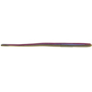 Roboworm Straight Tail Worm Soft Plastic Worm 8 pack Green Pumpkin Purple 7"