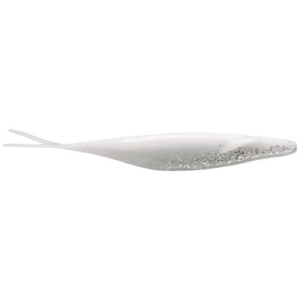 DEPS Sakamata Shad 5" 6Pk White Clear Silver Flake