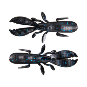 Yamamoto Covert Craw 2.5" 10Pk Black w/Large Blue Flake