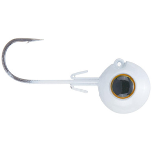 Picasso Straight Drop Jig Head #3 2Pk 1/4oz White Pearl