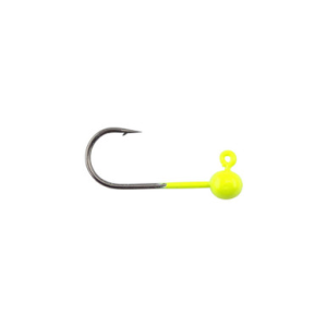 Voodoo Custom Tackle Round Jighead 5Pk Green Chartreuse 1/64oz