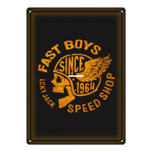 Rivers Edge Tin Sign 12in x 17in Fast Boys Speed Shop