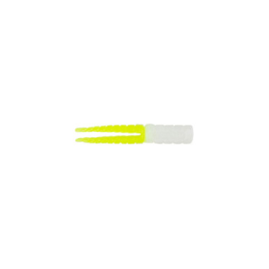 Leland Lures Crappie Magnet Body 15Pk White/Chartreuse