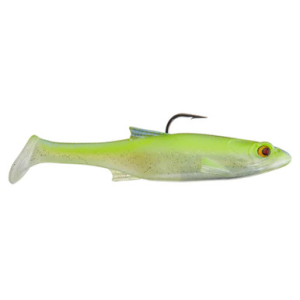 Mafia Outdoors Daingerous Swimbait Loaded Shallow Runner 6" Chartreuse Blue