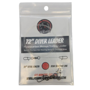 Fishing Addiction Walleye Trolling Diver Leaders 72"