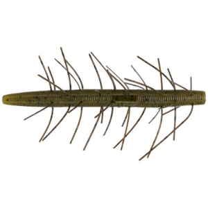 Yamamoto Fuzzy Senko 4" Green Pumpkin Black Fleck
