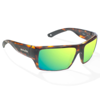 Bajio Nato Sunglasses Dark Tortoise Gloss Frame / Green Polycarbonate Lens