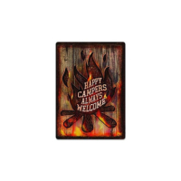 Rivers Edge Tin Sign 12In X 17In Campers Welcome
