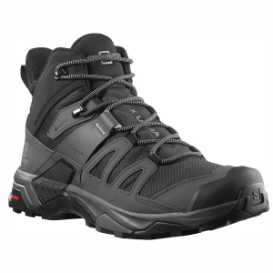 Salomon X Ultra 4 Mid GTX Hiking Shoe - Men's - Black and Magnet and Pearl Blue - 12 -  L41383400037