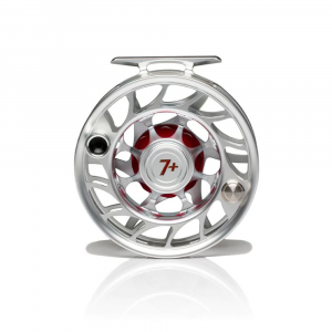 Hatch Iconic Fly Reel 7 Plus - Clear Red - Large Arbor -  Hatch Outdoors, IC7-CR-LA-A