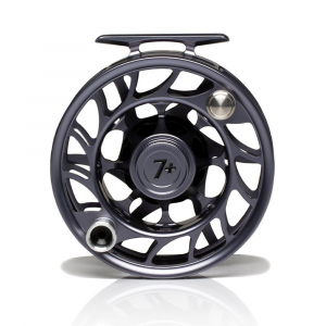 Hatch Iconic Fly Reel 7 Plus - Grey and Black - Mid Arbor -  Hatch Outdoors, IC7-GBK-MA-A