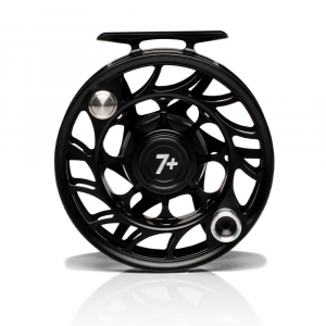 Hatch Iconic Fly Reel 7 Plus - Black Silver - Mid Arbor -  Hatch Outdoors, IC7-BLK-MA-A
