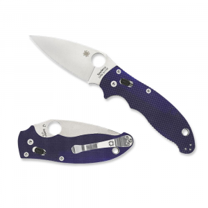 Spyderco Manix 2 Knife - Dark Blue - One Size -  C101GPDBL2