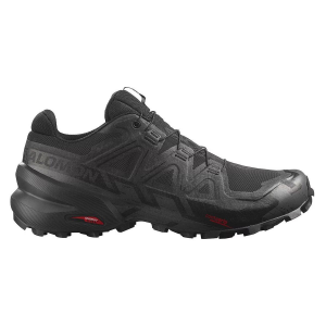 Salomon Speedcross 6 GTX Trail Running Shoe - Men's - Black and Black and Magnet - 10.5 -  L41738600033