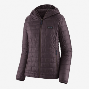 Patagonia Nano Puff Fitz Roy Trout Hoody - Women's - Obsidian Plum - XS -  84465-OBPL-XS