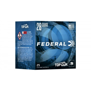 Federal Top Gun 28 Gauge Ammo 2.75" 3/4oz #9 25 Rounds