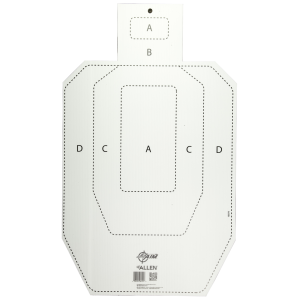 Allen EZ Aim Coroplast IPSC Silhouette Target 18"x30"