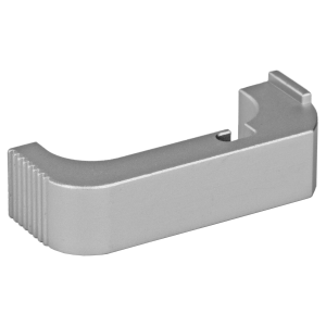 Bastion Gear Extended Magazine Release for Gen 4-5 Glock 17, 19, 22, 23, 24, 25, 26, 27 - Silver - 