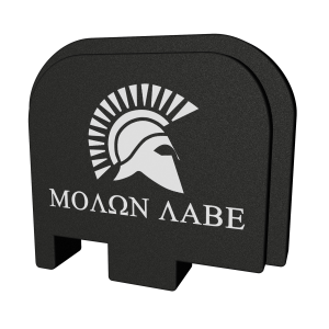 Bastion Gear Slide Back Plate for Glock 43 - Molon Labe - 