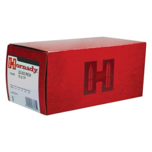 Hornady Custom .22-250 Remington Ammo 55gr InterLock SP 50 Rounds - 