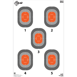 Allen EZ Aim 5-Spot Target 23"x35" 50-Pack