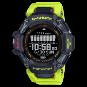 G-Shock Move Series GBDH2000-1A9 Solar Powered Wrist Watch With GPS & Heart Rate Monitor Yellow