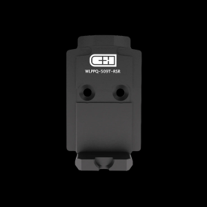 C&H Precision Holosun 509T Red Dot Adapter w/ Rear Sight for Walther PPQ, Q4, Q5 Pistols