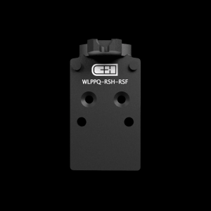 C&H Precision Trijicon RMR / Holosun 507C Red Dot Adapter w/ Forward Rear Sight for Walther PPQ, Q4, Q5 Pistols