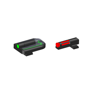 Hi-Viz FASTDOT H3 Tritium / Fiber Optic Night Sights for Springfield Hellcat / Hellcat Pro Pistols