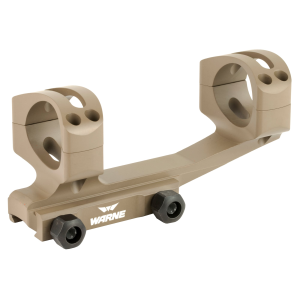 Warne Scope Mounts X-SKEL Gen-2 30mm Extended Cantilever Skeletonized Scope Mount - Dark Earth