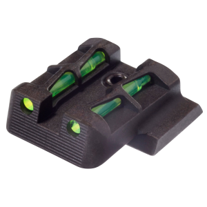 Hi Viz LiteWave Rear Sight with Interchangeable Litepipes for 9mm, .40 S&W, .357 Sig Smith & Wesson M&P Pistols