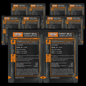 Everlit Survival Occlusive Non-Vented Chest Seal - 10 Pack
