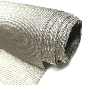 Faraday Defense Elastic Silver Cyber Faraday Fabric Roll - 62" x 1'