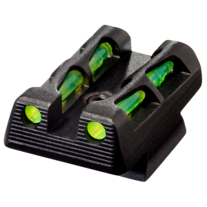Hi Viz Litewave Rear Sight for CZ 75, 85, P-01 with Interchangeable Litepipes