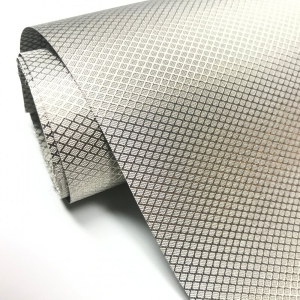 Faraday Defense Diamond Nickel / Copper Rip-Stop Cyber Faraday Fabric Roll - 59" x 1'