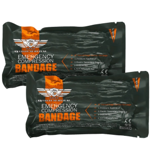 Everlit Survival Compression Trauma Bandage - 3 Pack