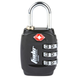 Firearm Safety Devices Corporation 3-Dial TSA Combination Lock with Steel Shackle