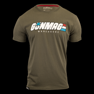 GunMag Retro 80's Cartoon Logo T-Shirt - ODG - L