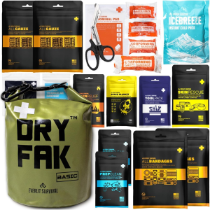 Everlit Survival Dry FAK Medical Kit - ODG