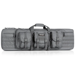 Savior Equipment American Classic 42" Double Rifle Case - Gray