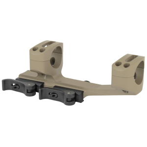 Warne Scope Mounts X-SKEL 1" QD Extended Cantilever Skeletonized Scope Mount - Dark Earth