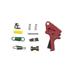 Apex Tactical Flat-Faced Forward Set Trigger Kit for Smith & Wesson M&P M2.0 Pistols - Red